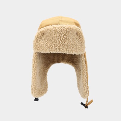 Thickened outdoor cold-proof fleece hat