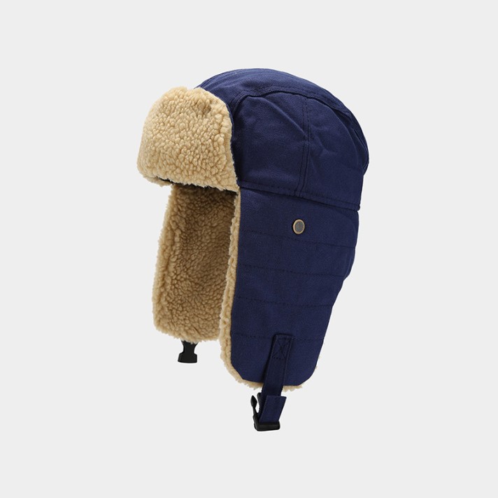 Thickened outdoor cold-proof fleece hat