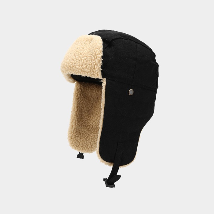 Thickened outdoor cold-proof fleece hat