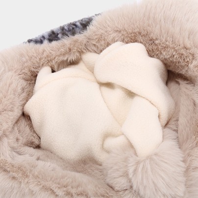 Thick and comfortable fleece hat for warmth