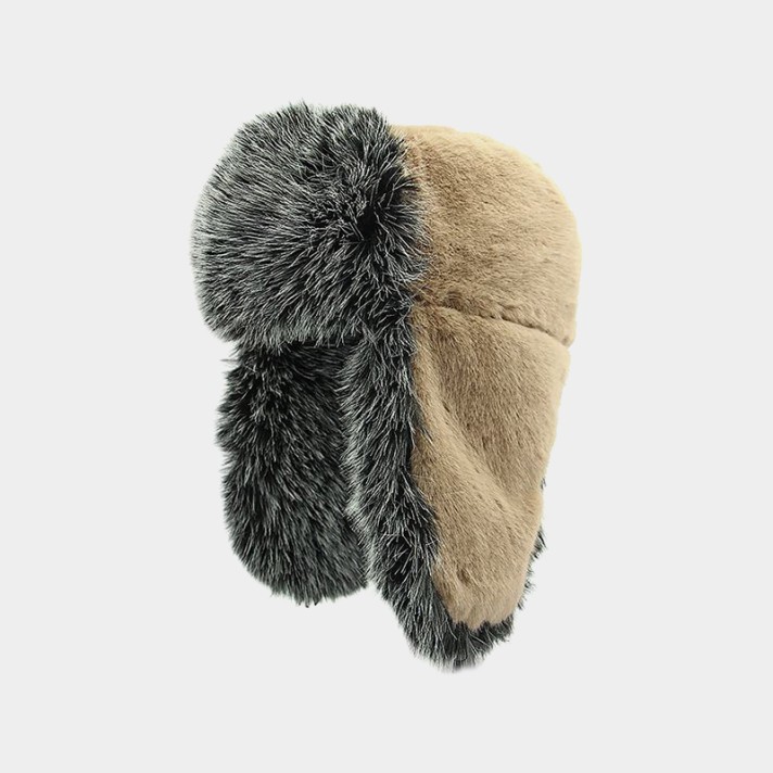 Outdoor thickened warm fleece hat