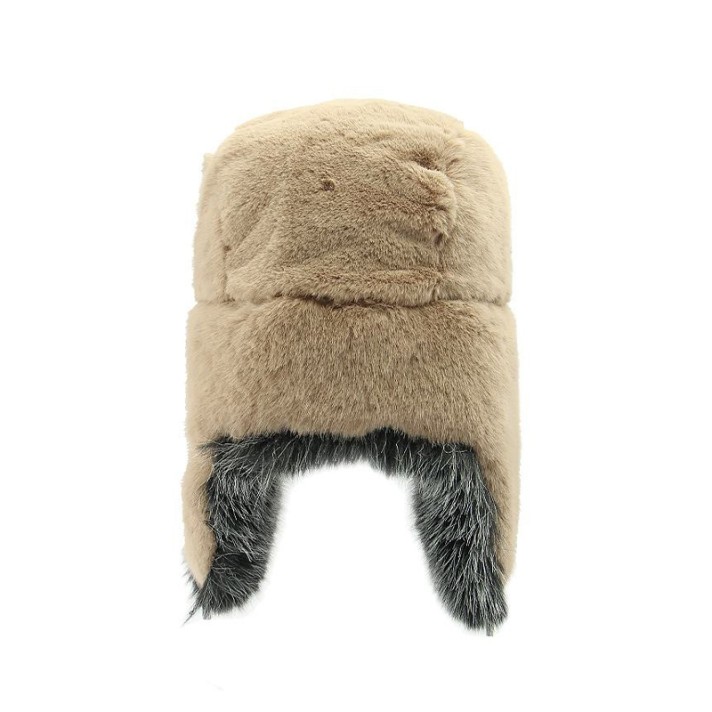 Outdoor thickened warm fleece hat