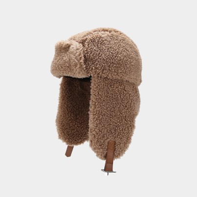 Simple outdoor comfortable plush hat