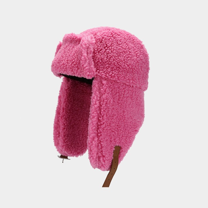 Simple outdoor comfortable plush hat