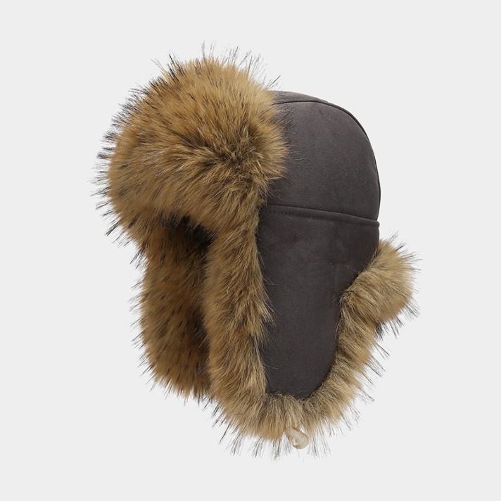 Stylish design warm plush earmuff cap Stylish design warm plush earmuff cap