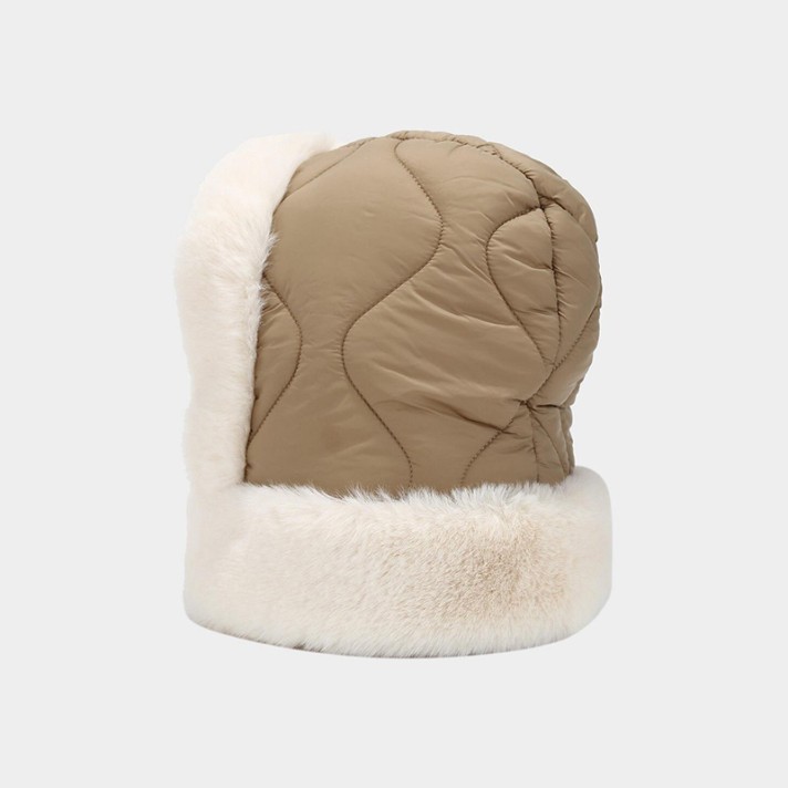 Warm and thick plush ear flap hat Warm and thick plush ear flap hat