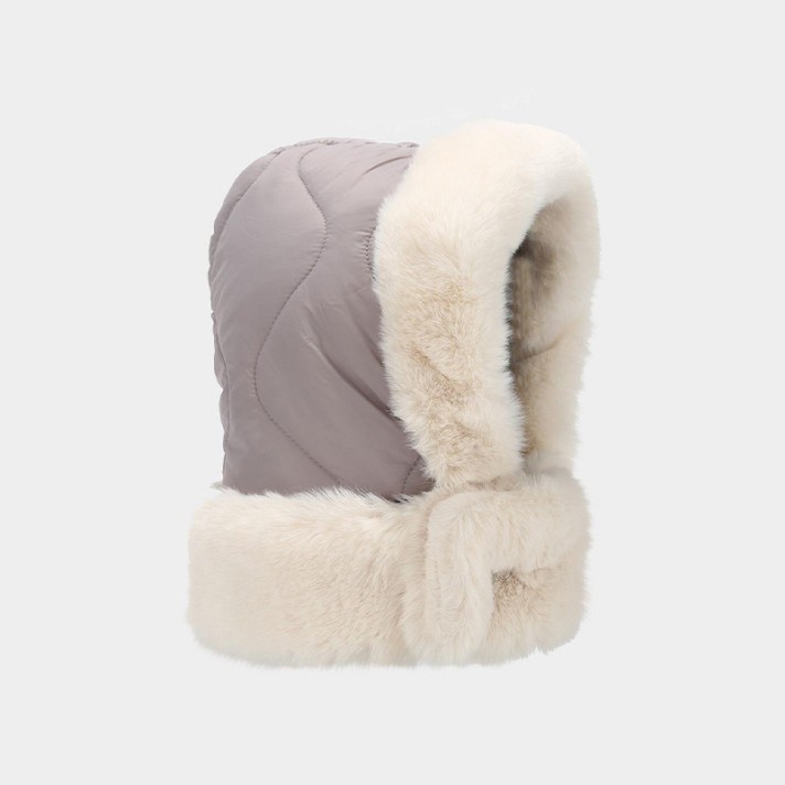 Warm and thick plush ear flap hat Warm and thick plush ear flap hat
