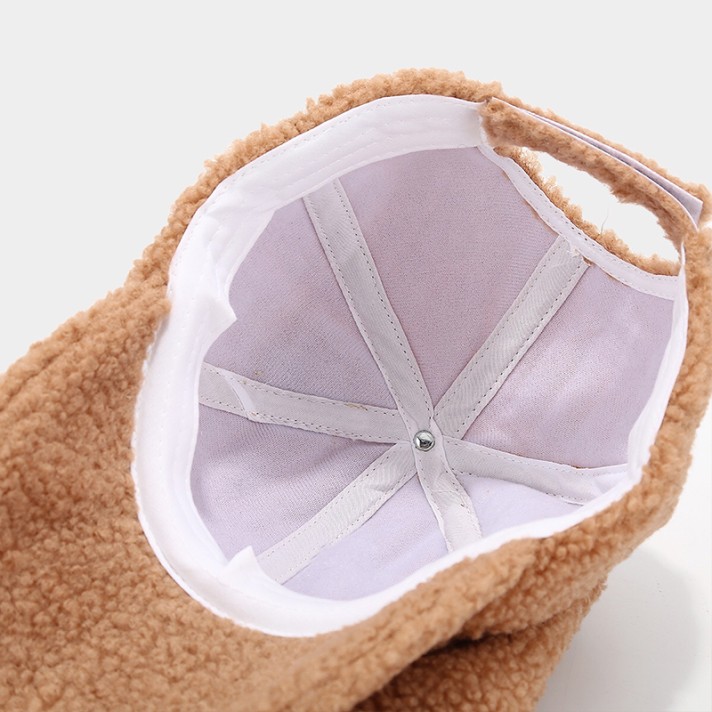 Cute long bunny ear warm plush hat