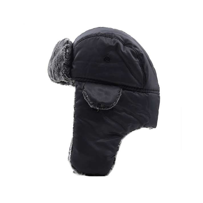Warm and comfortable winter plush flap hat