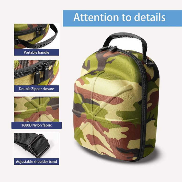 Camouflage hard shell helmet case Camouflage hard shell helmet case