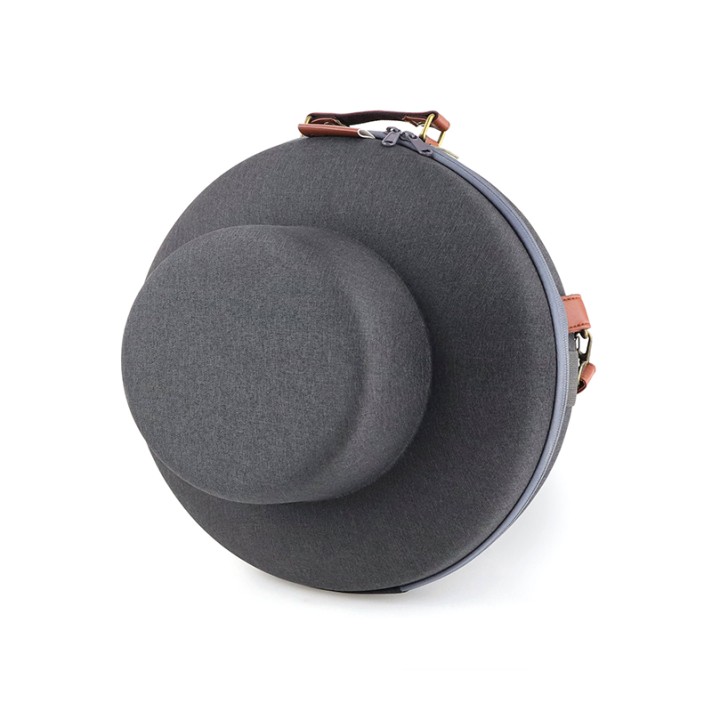 Simple and portable round protective hat box Simple and portable round protective hat box