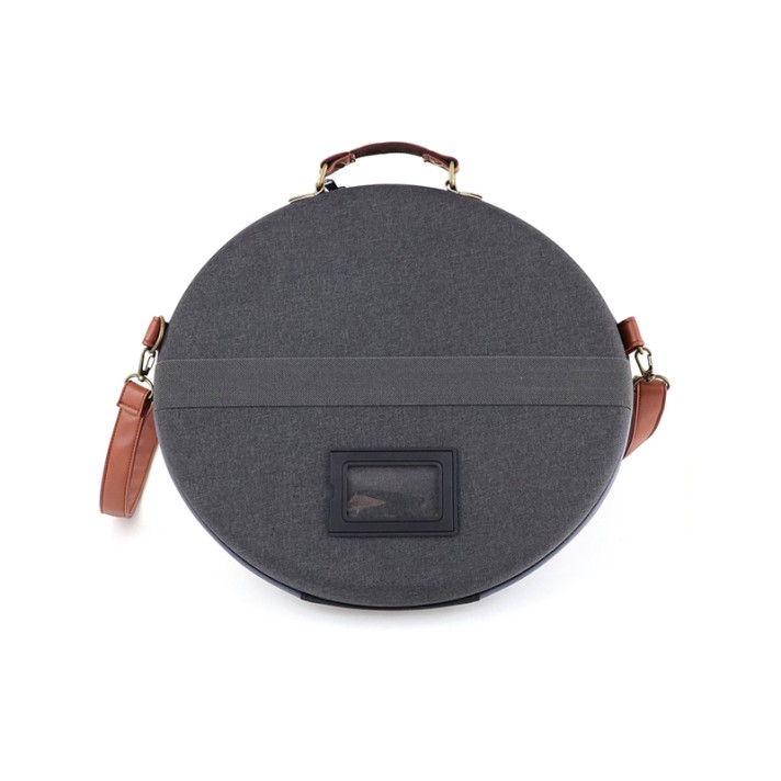 Simple and portable round protective hat box Simple and portable round protective hat box