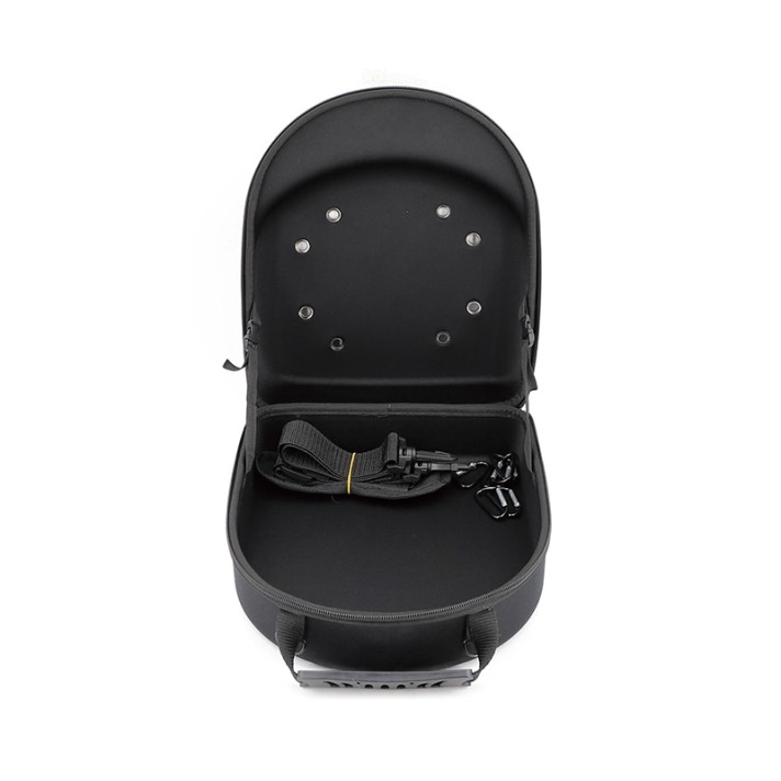 Black portable breathable protective hat box