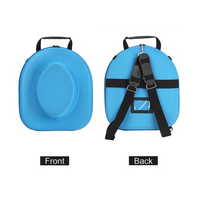 Round hard-shell hand-held hat box