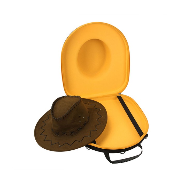Modern portable zippered hat case Modern portable zippered hat case