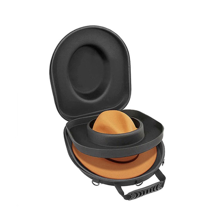 Modern portable zippered hat case Modern portable zippered hat case