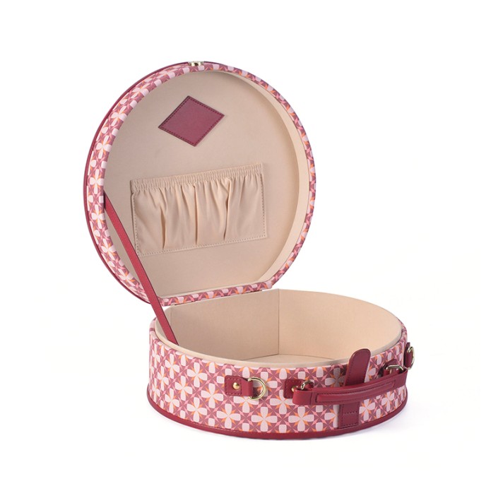 Luxurious and lightweight printed hat box