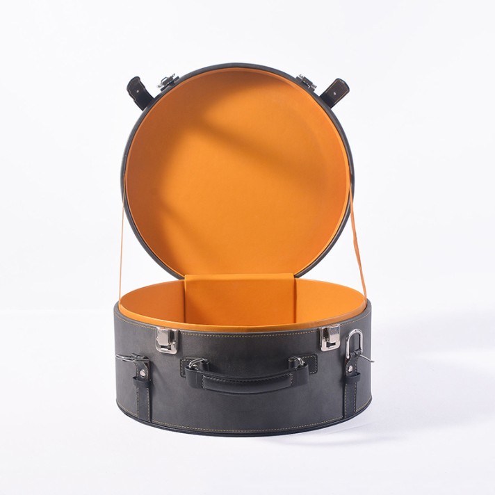 High-quality durable round hat box