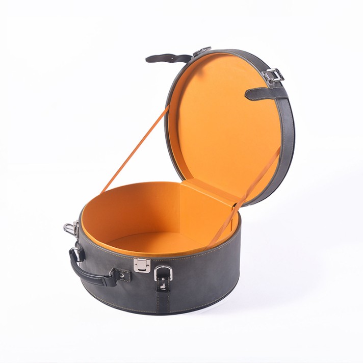 High-quality durable round hat box