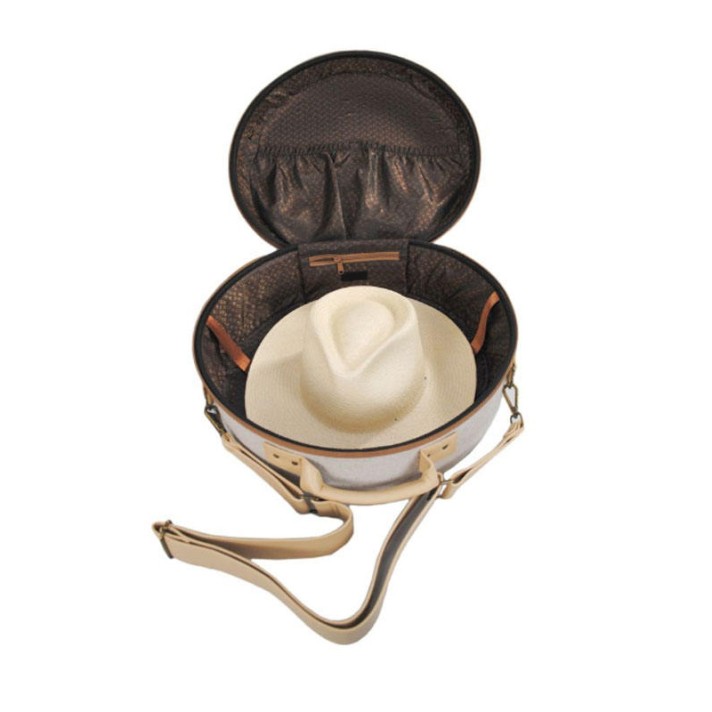 Round portable shockproof hat case Round portable shockproof hat case