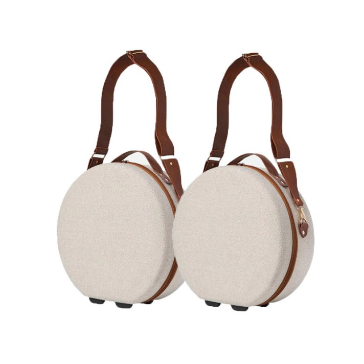 Round portable shockproof hat case Round portable shockproof hat case