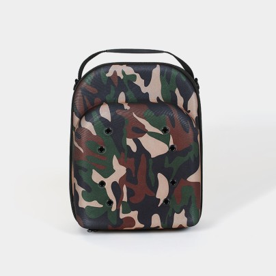Camouflage hard-shell breathable hat box